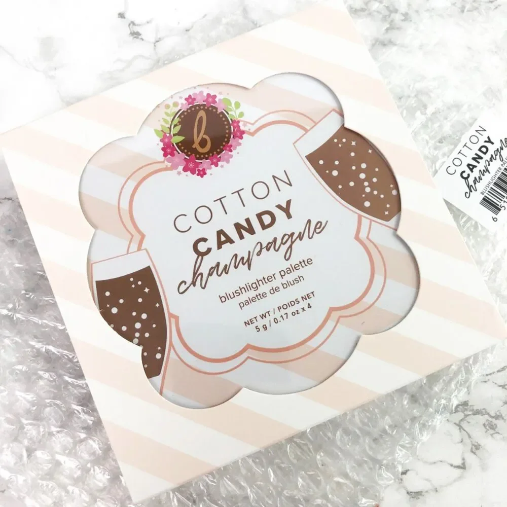 NIB Beauty Bakerie Cotton Candy Champagne Blushlighter Palette